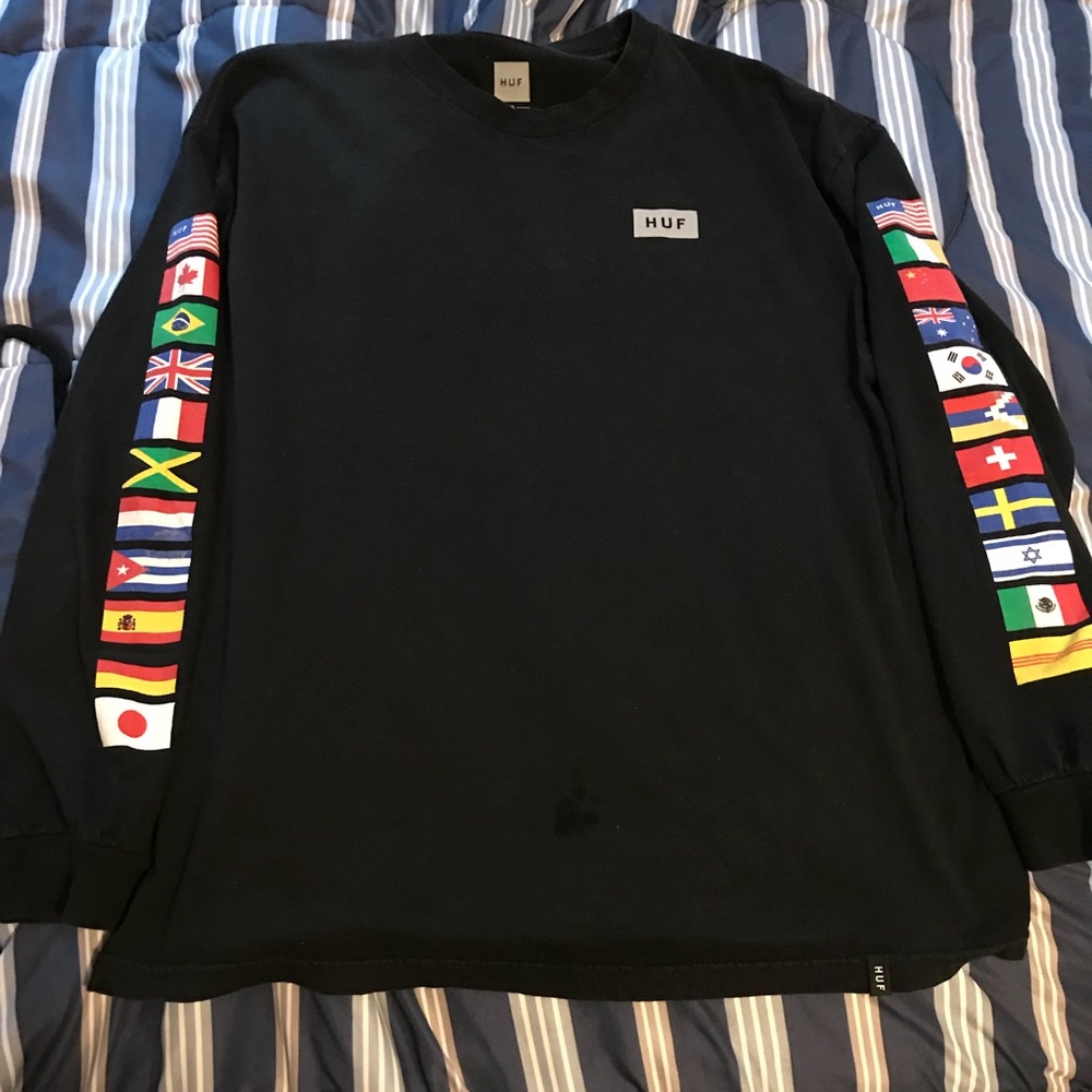 HUF flag shirt
